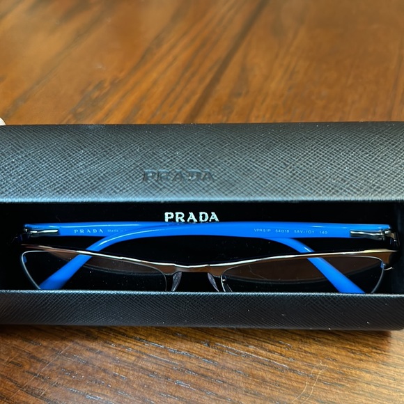 NEW Prada Eyeglasses VPR51P Blue - Picture 7 of 8